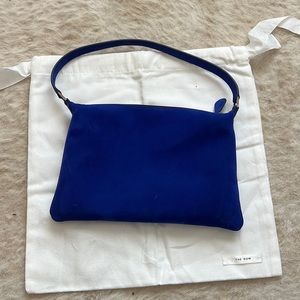 The Row small blue Morgan bag